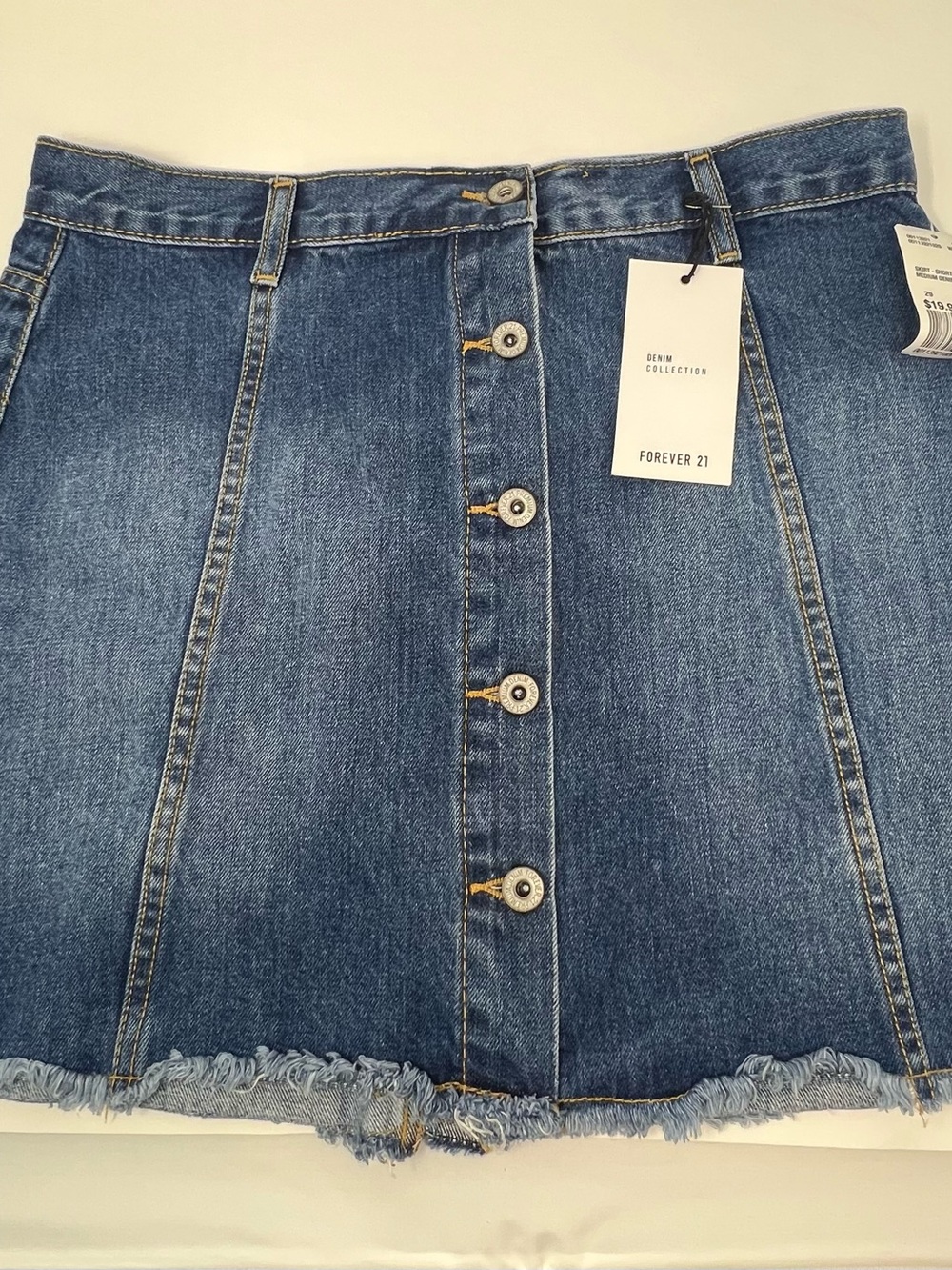Forever 21 Jeans Mini Skirt Size 29